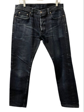 3sixteen ST-120X Shadow Selvedge Indigo Blue Raw Denim Jeans Size 34x29 Kibata